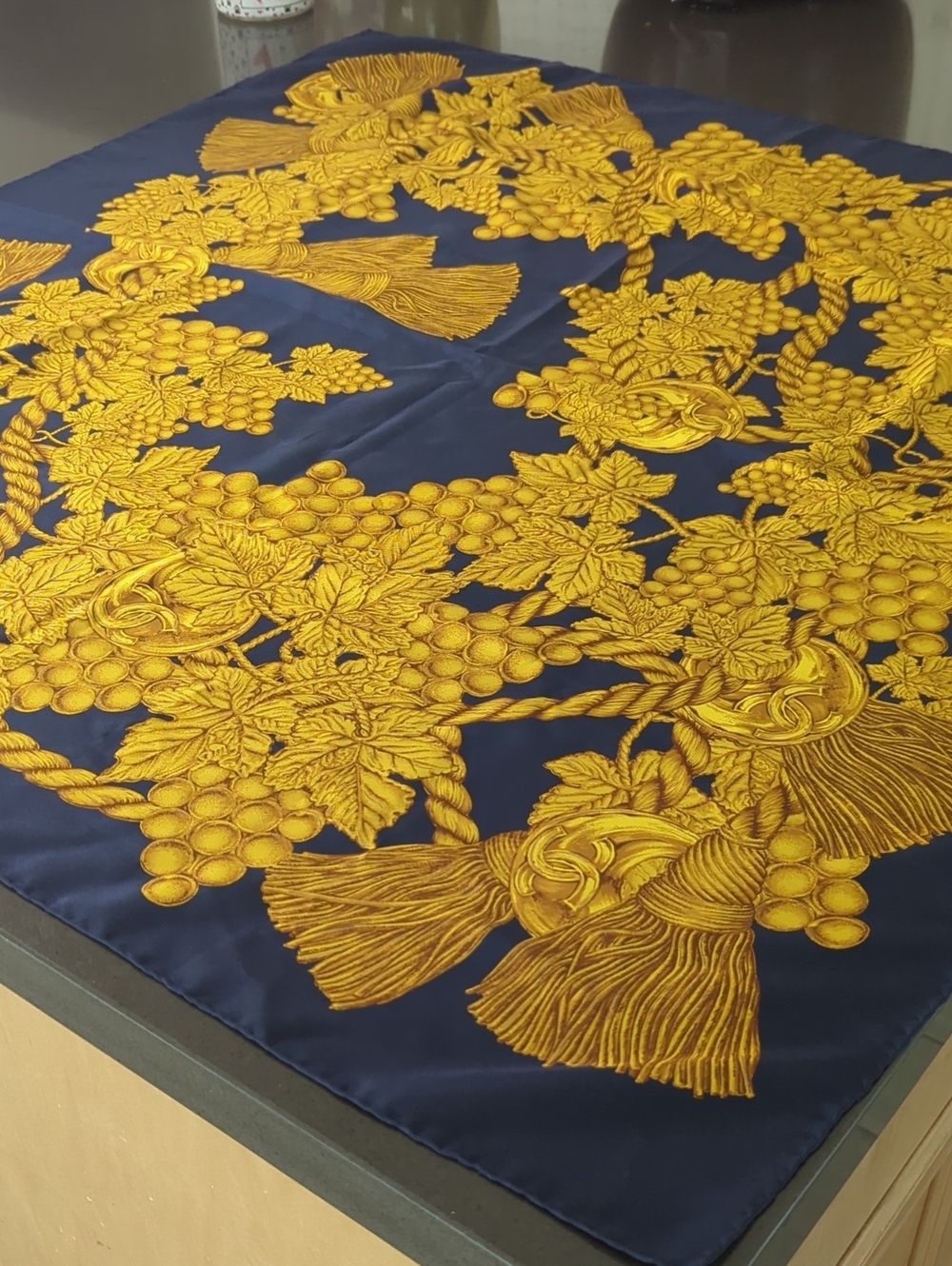 Chanel Silk Scarf Vintage - Picture 10 of 12